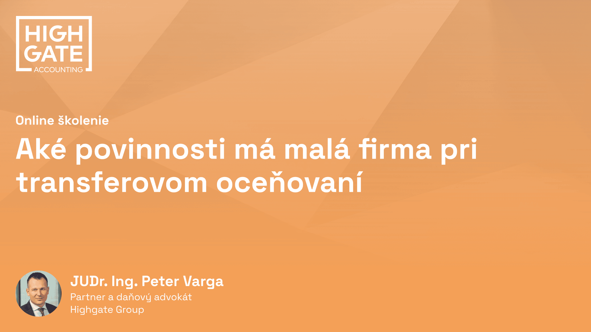 Aké povinnosti má malá firma pri transferovom oceňovaní ? - 2022