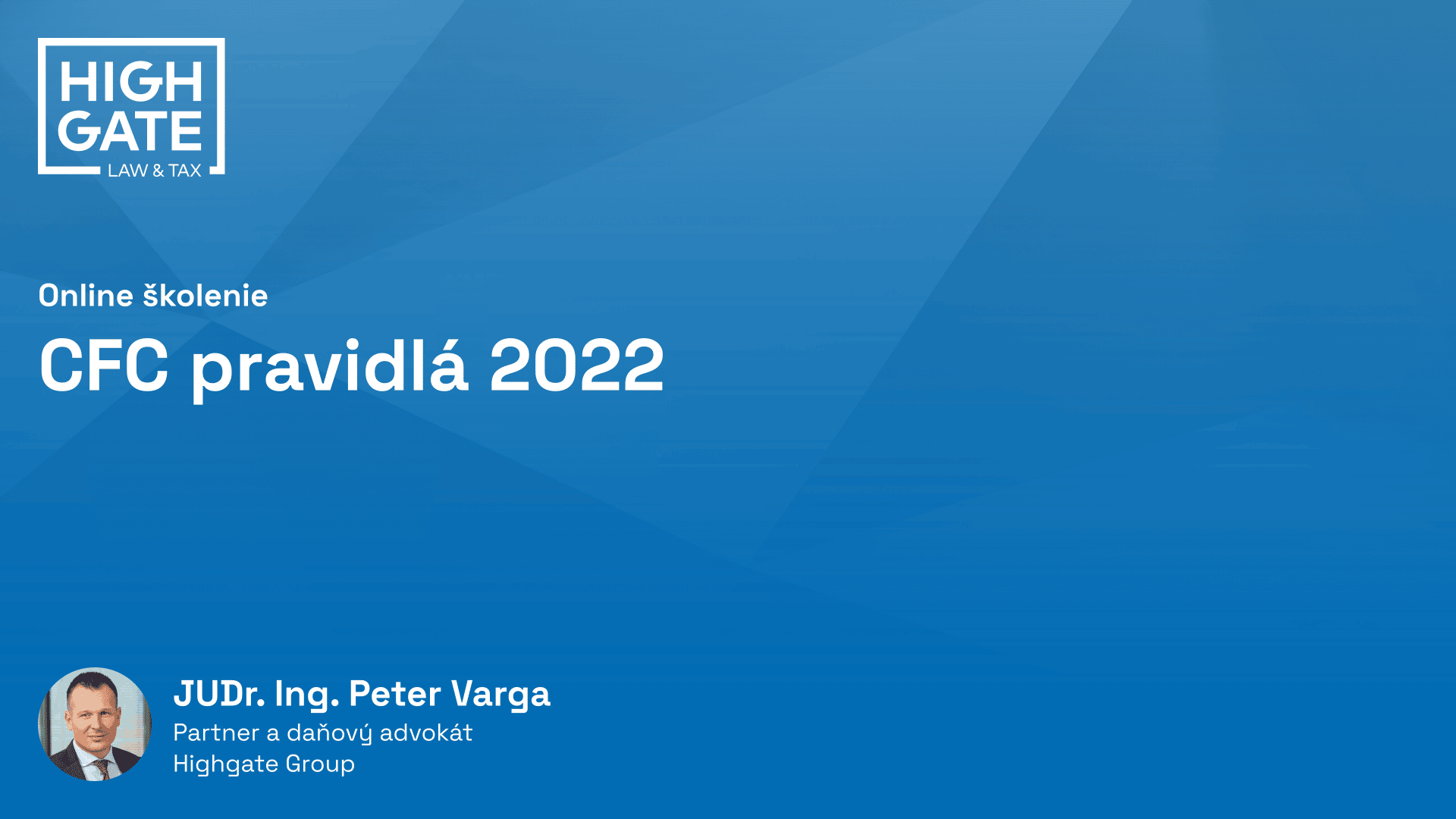 CFC pravidlá 2022 - 2021