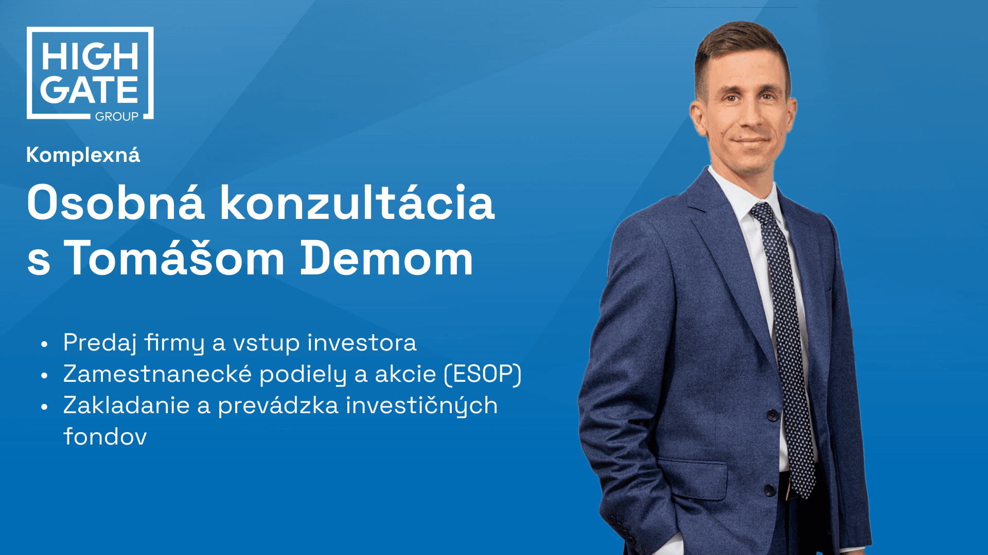 Komplexná konzultácia s Tomašom Demom