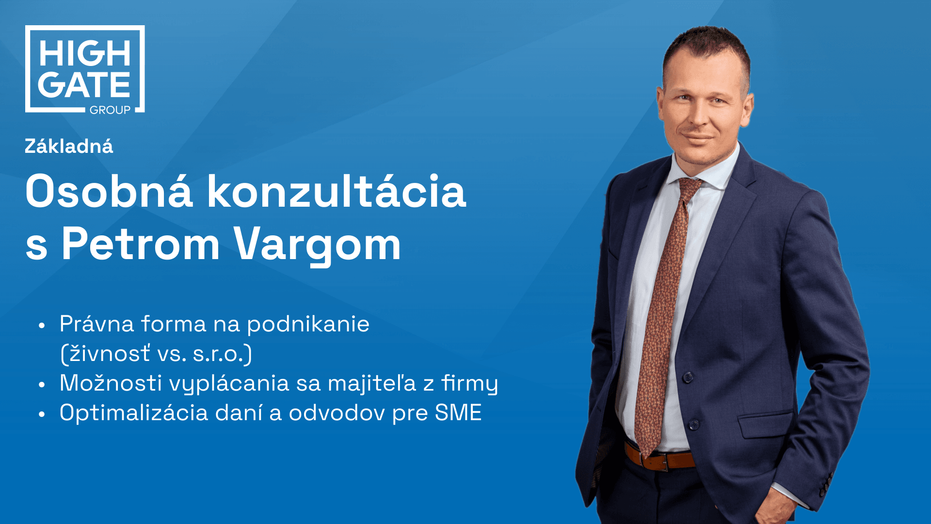 Základná konzultácia s Petrom Vargom