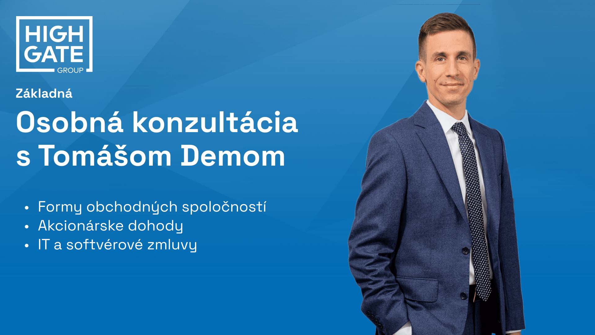 Základná konzultácia s Tomašom Demom
